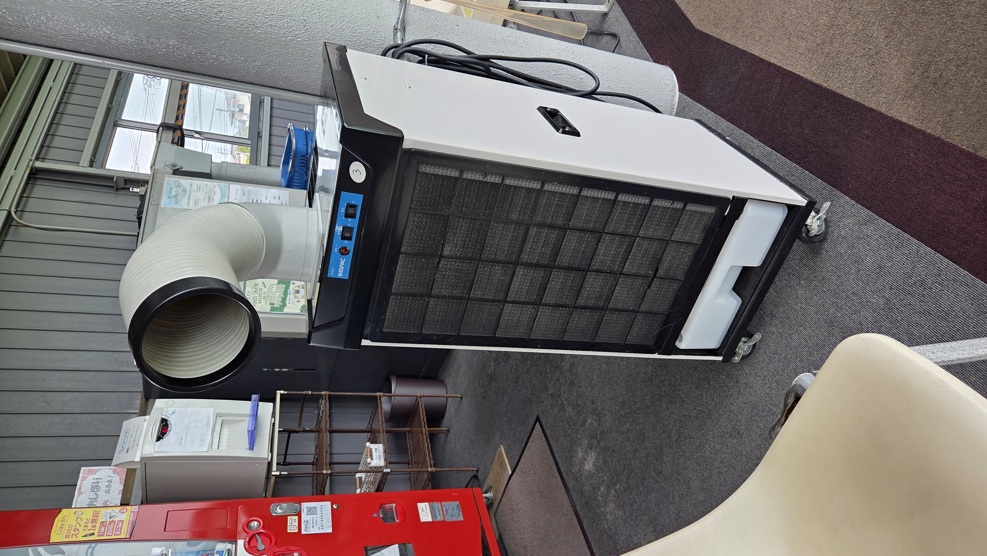 各打席のスポットクーラー